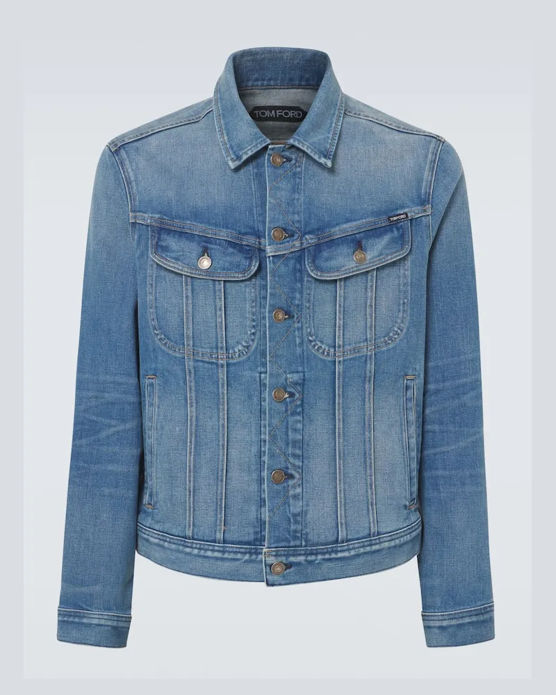 Tom Ford Jeansjacke Blau