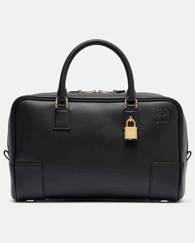 Loewe Tote Bag Amazona 28 aus Leder Schwarz