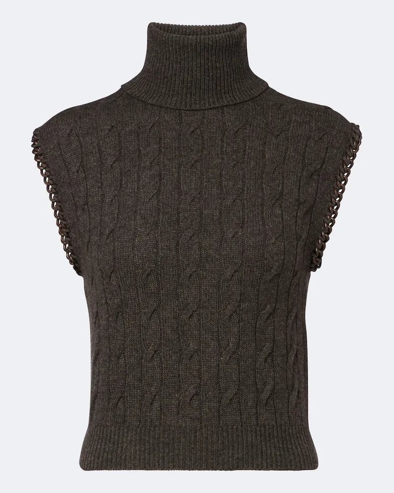 Ralph Lauren Pullunder aus Kaschmir Grau