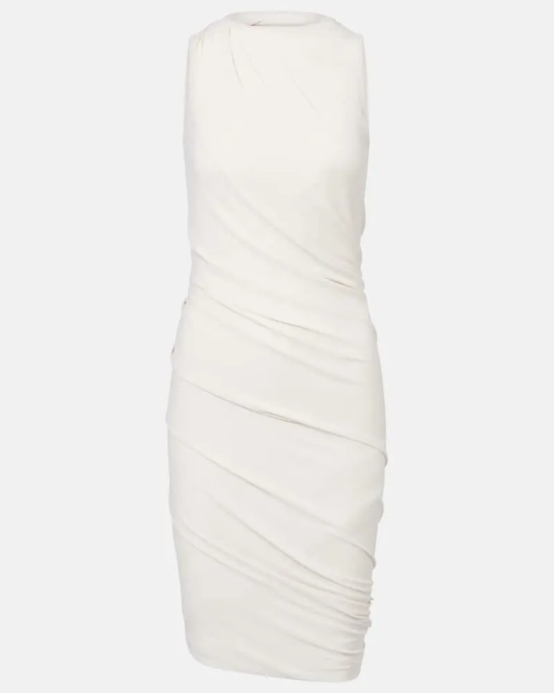 Rick Owens Midikleid Lilies Luna Grau