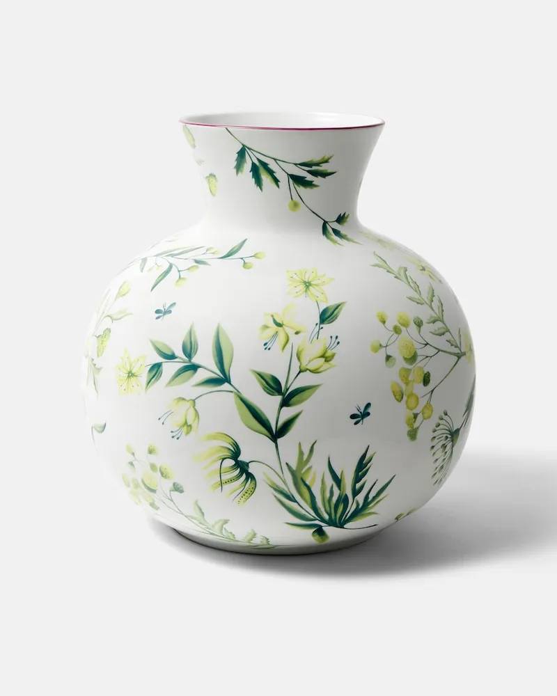 Ginori 1735 Vase Florenza aus Porzellan Weiß
