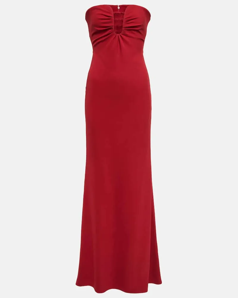 Roland Mouret Robe aus Cady Rot