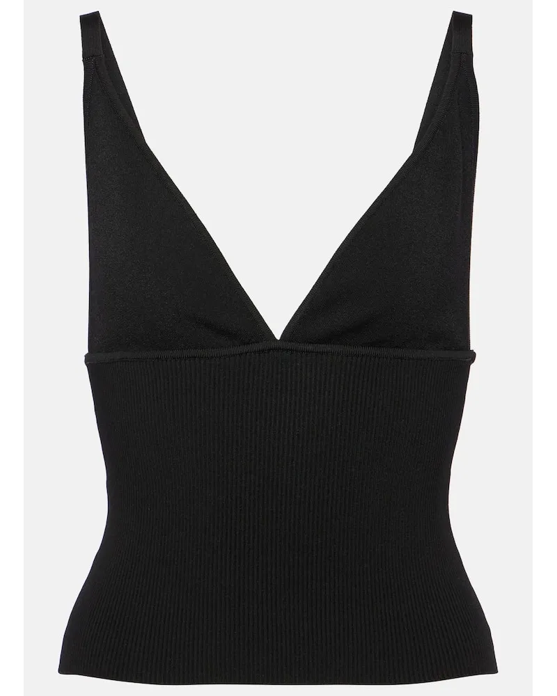 Dolce & Gabbana Top aus Strick Schwarz