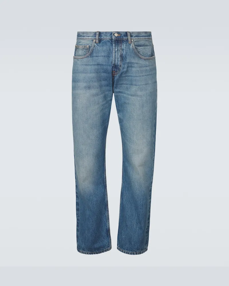 Umit Benan Straight Jeans Kevin Blau