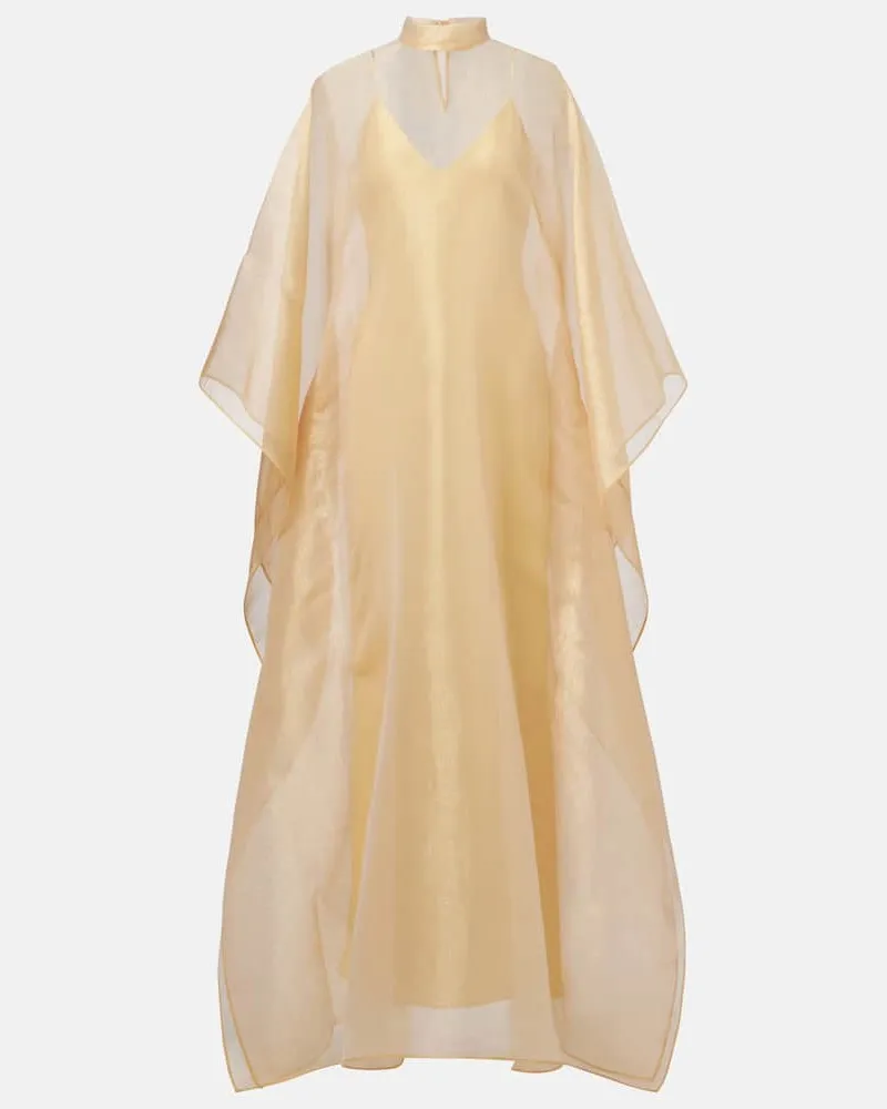 Taller Marmo Kaftan Sphinx aus Organza Gold