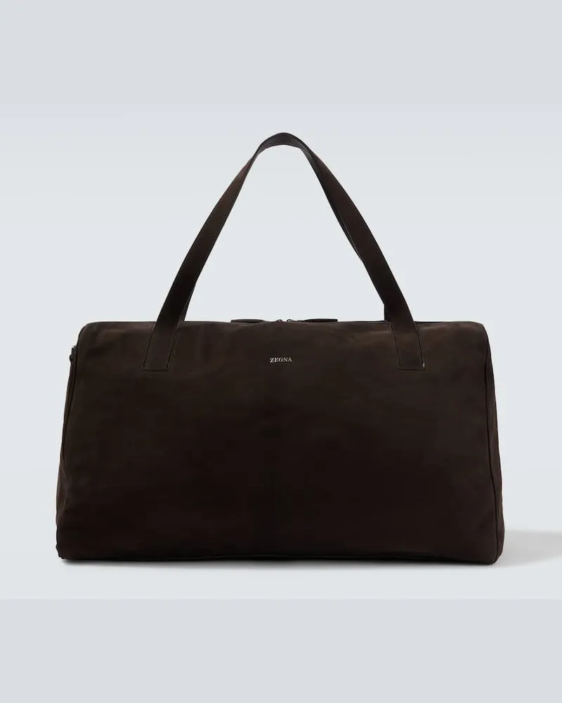 Ermenegildo Zegna Weekender aus Leder Braun
