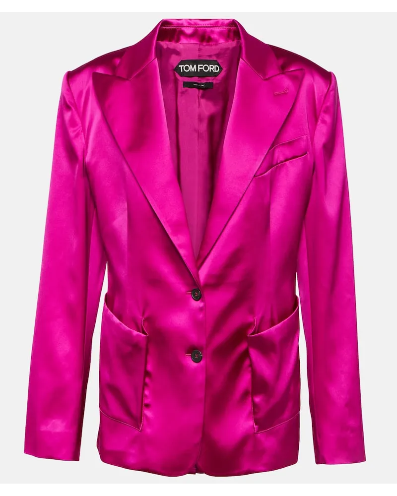 Tom Ford Blazer aus Satin Pink