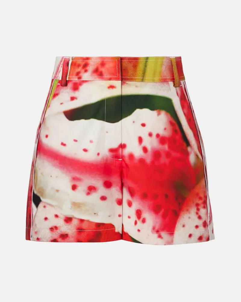 Tory Burch Cargo-Shorts aus einem Baumwollgemisch Pink