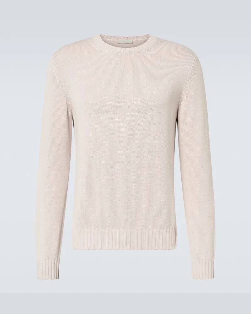 SAMAN AMEL Pullover aus Baumwolle Rosa