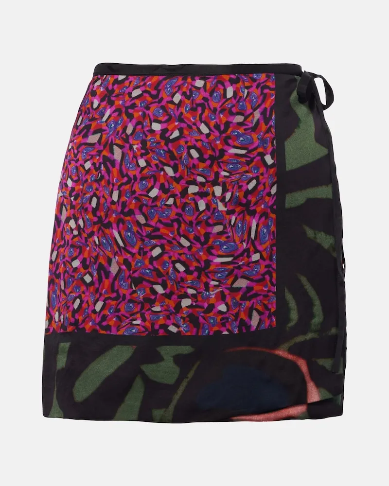Dries van Noten Bedruckter Minirock Gabrinas Multicolor