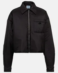 Prada Jacke aus Nylon Schwarz