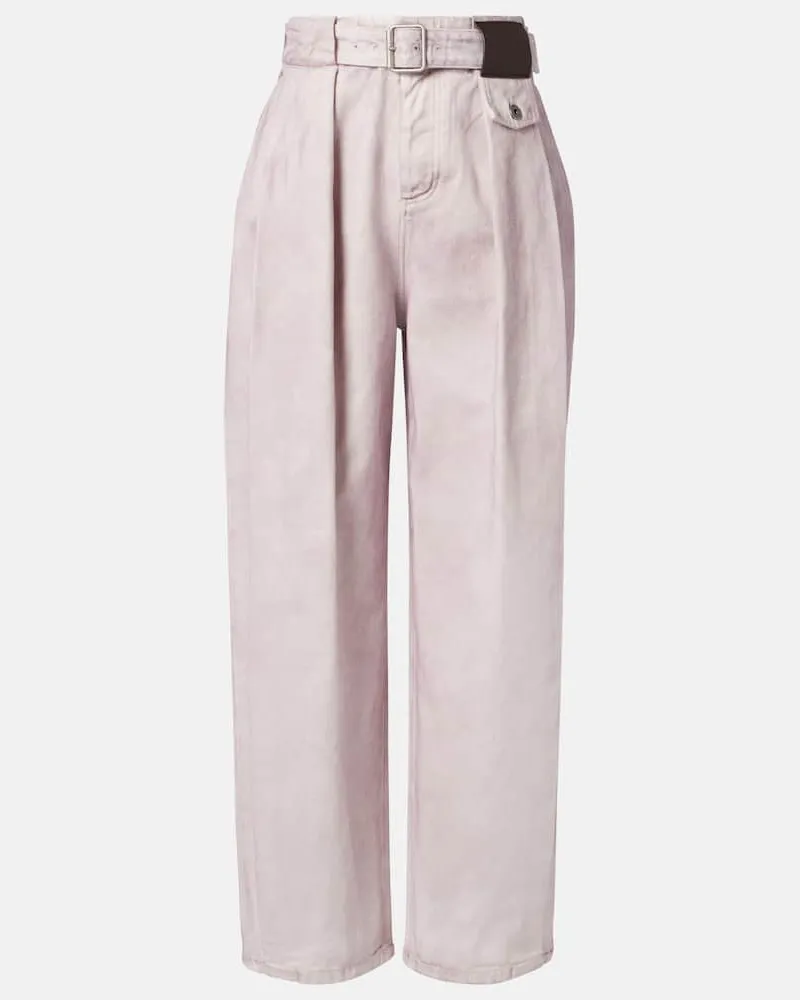 Loewe Wide-Leg Jeans Rosa