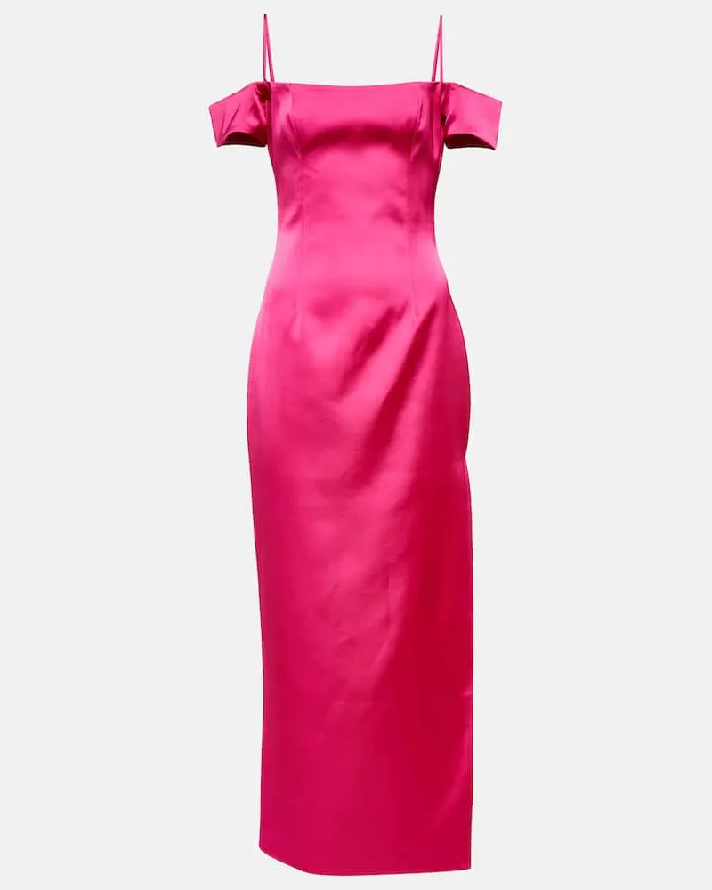 RASARIO Robe aus Satin Rosa