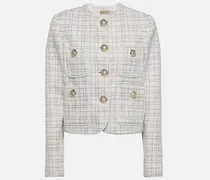 Verzierte Jacke aus Tweed