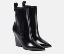 Ankle Boots VLogo Lockette aus Leder