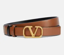 Wendbarer Gürtel VLogo Signature aus Leder