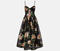 Bustier-Kleid Luna aus Leinen und Seide