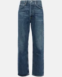 AGOLDE Mid-Rise Straight Jeans ’90s Blau