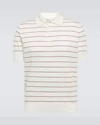 Brunello Cucinelli Polohemd aus Baumwolle Multicolor