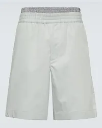 Bottega Veneta Bermuda-Shorts aus Baumwoll-Twill Grau