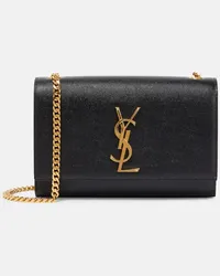 Saint Laurent Schultertasche Kate Small aus Leder Schwarz