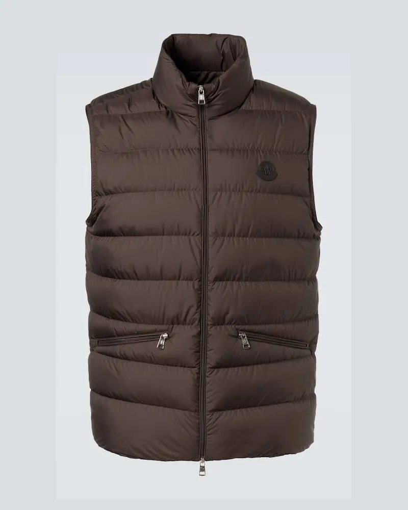 Moncler Weste Treompan Braun