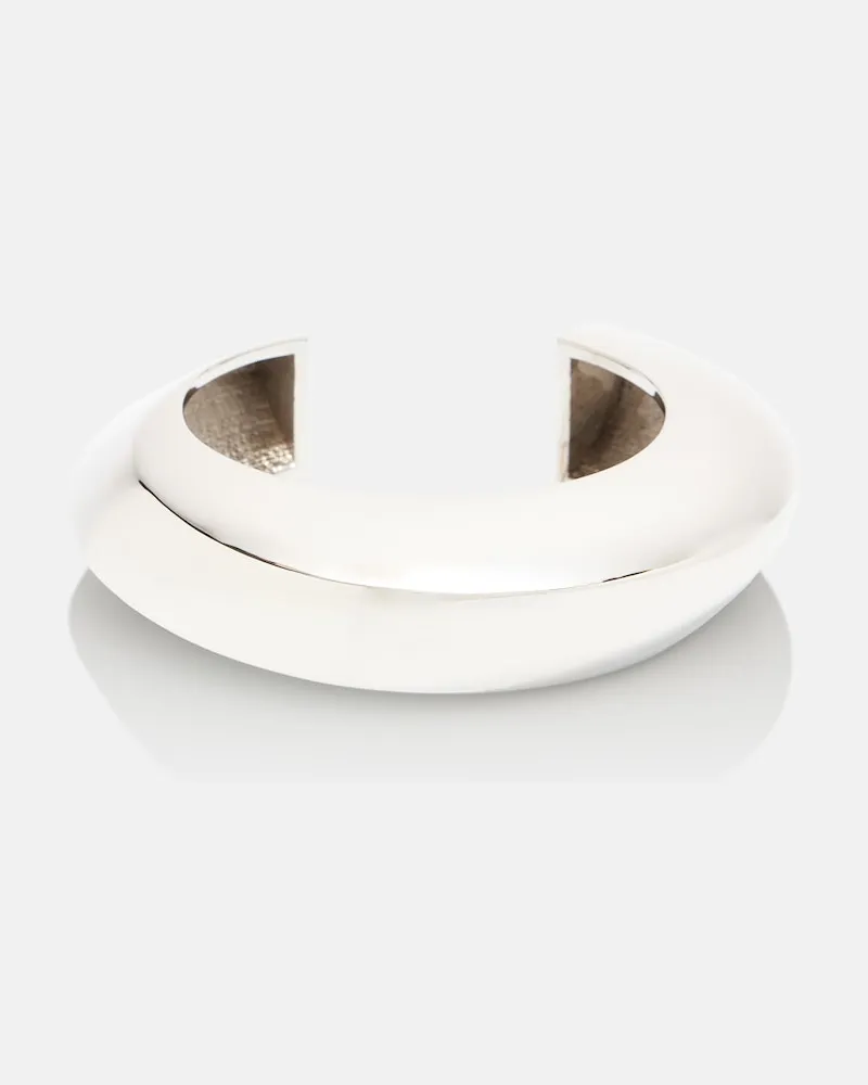 Alaïa Alaïa Armreif Edge Small Silber