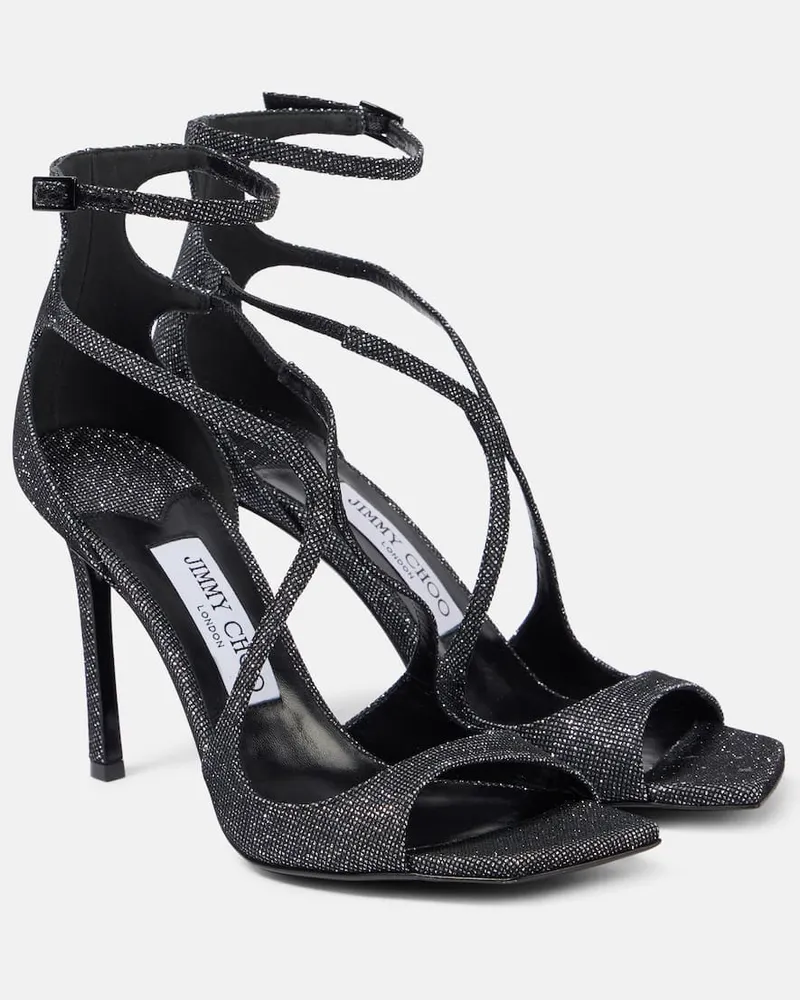 Jimmy Choo Sandalen Azia 95 mit Glitter Multicolor