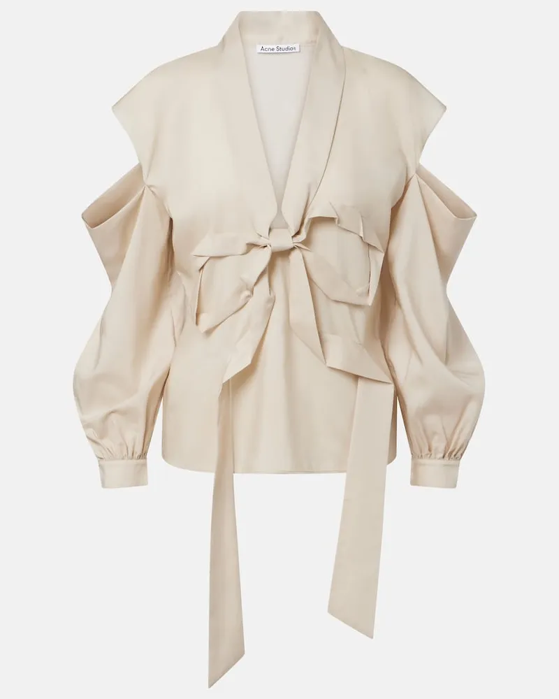 Acne Studios Bluse Beige