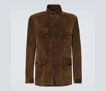 Jacke aus Veloursleder