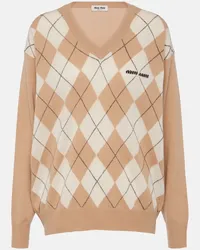 Miu Miu Pullover aus Kaschmir Multicolor