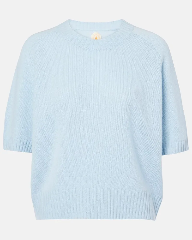 Jardin des Orangers Pullover aus Kaschmir Blau