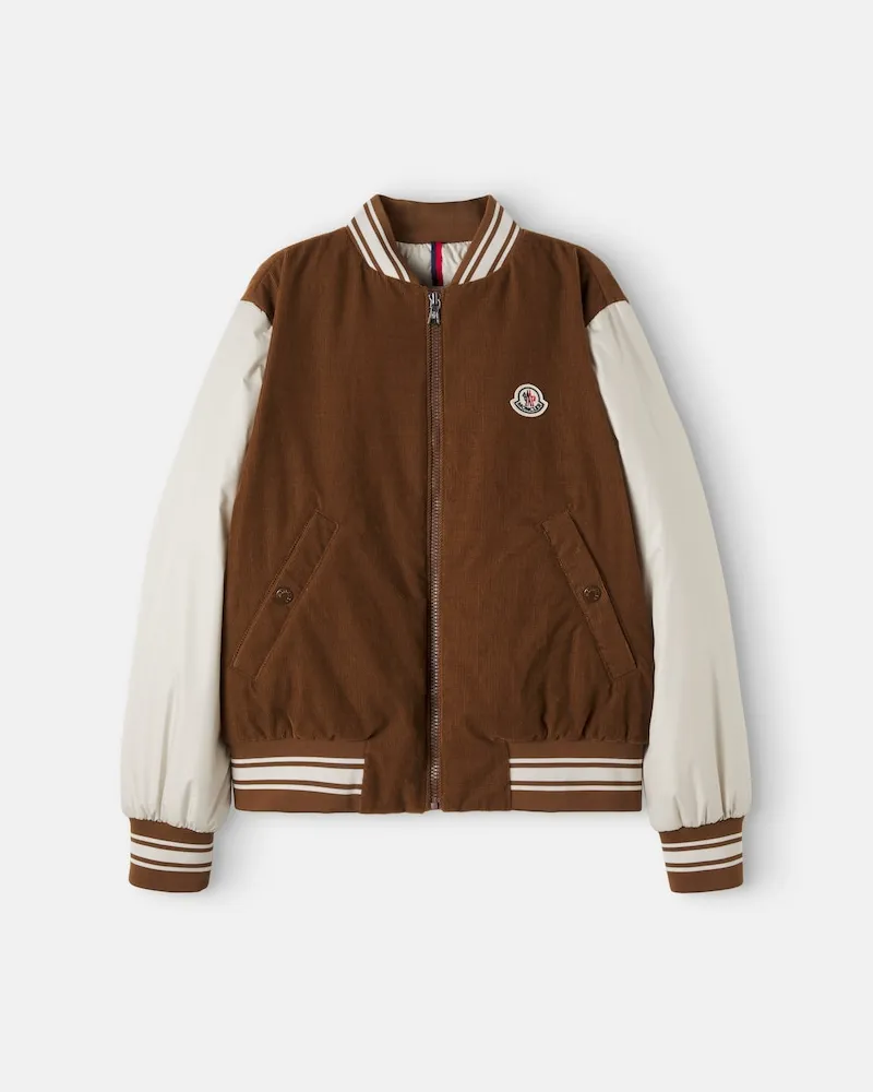 Moncler Bomberjacke Gumond aus Daunen Braun