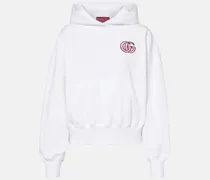 Hoodie Double G aus Baumwoll-Jersey