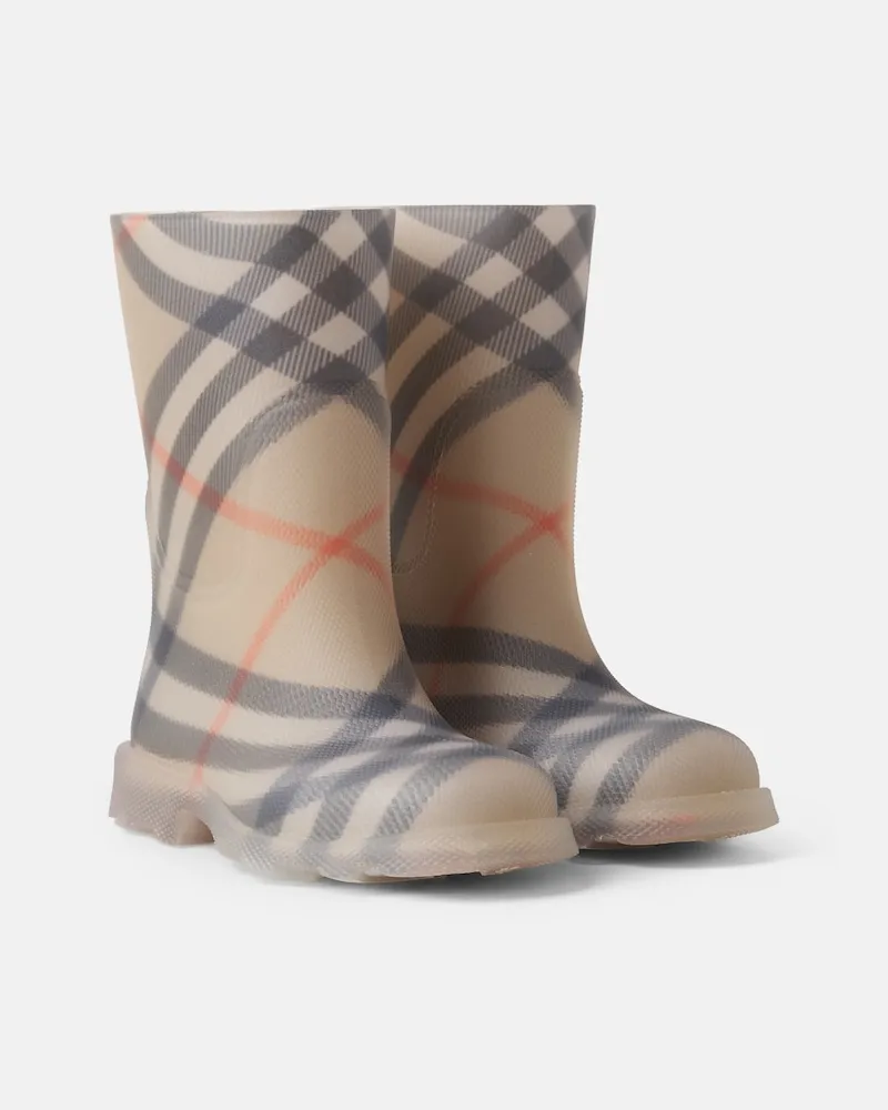 Burberry Regenstiefel Burberry Check Beige
