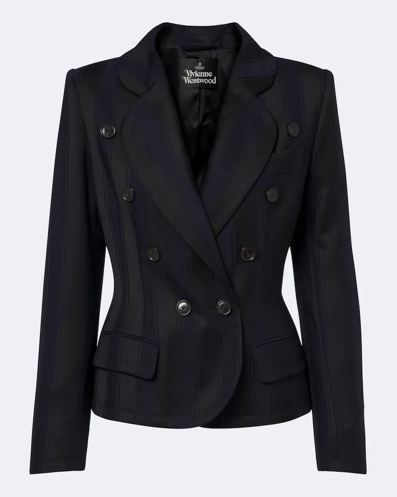 Vivienne Westwood Blazer Georgia aus Schurwolle Blau