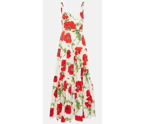 Maxikleid aus Baumwollgemisch