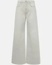 Citizens of humanity Mid-Rise Wide-Leg Jeans Paloma Grau