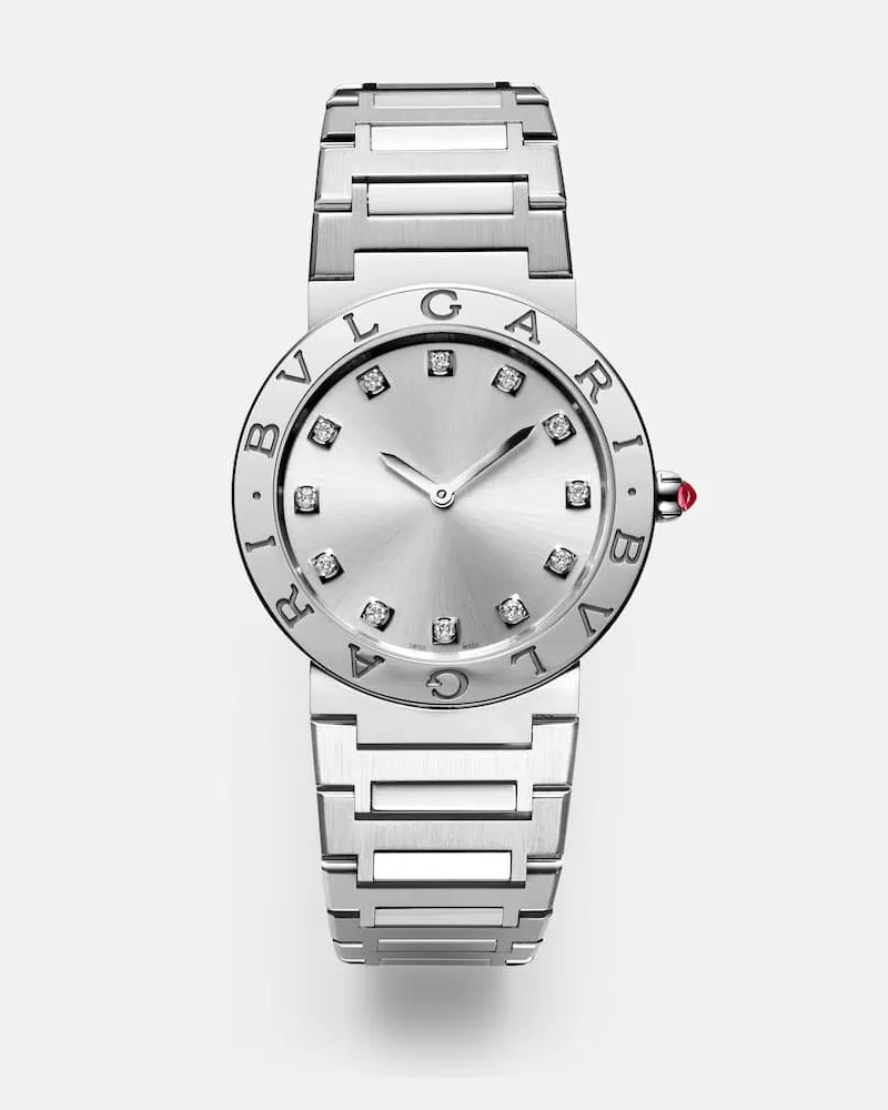 Bulgari Uhr Bvlgari Bvlgari Lady mit Diamanten und Rubellit Silber