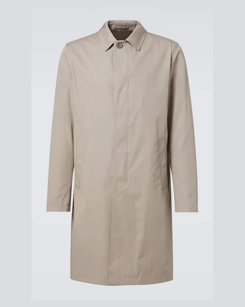 Herno Carcoat aus Baumwolle Grau