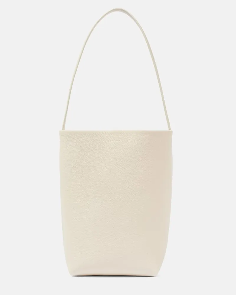 The Row Tote Bag N/S Park Medium aus Leder Weiß