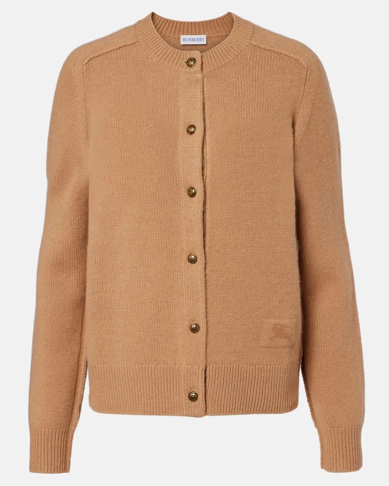 Burberry Cardigan EKD aus einem Kaschmirgemisch Beige