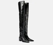 Overknee-Stiefel Andee aus Leder