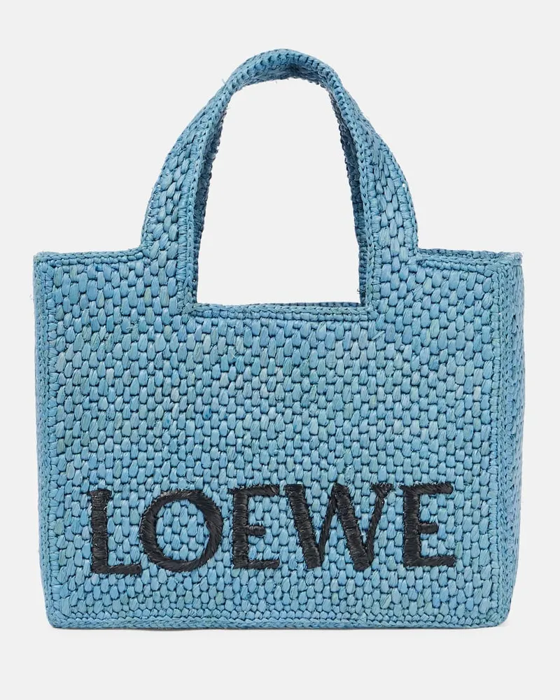 Loewe Paula's Ibiza Tote Bag Loewe Font Small Blau