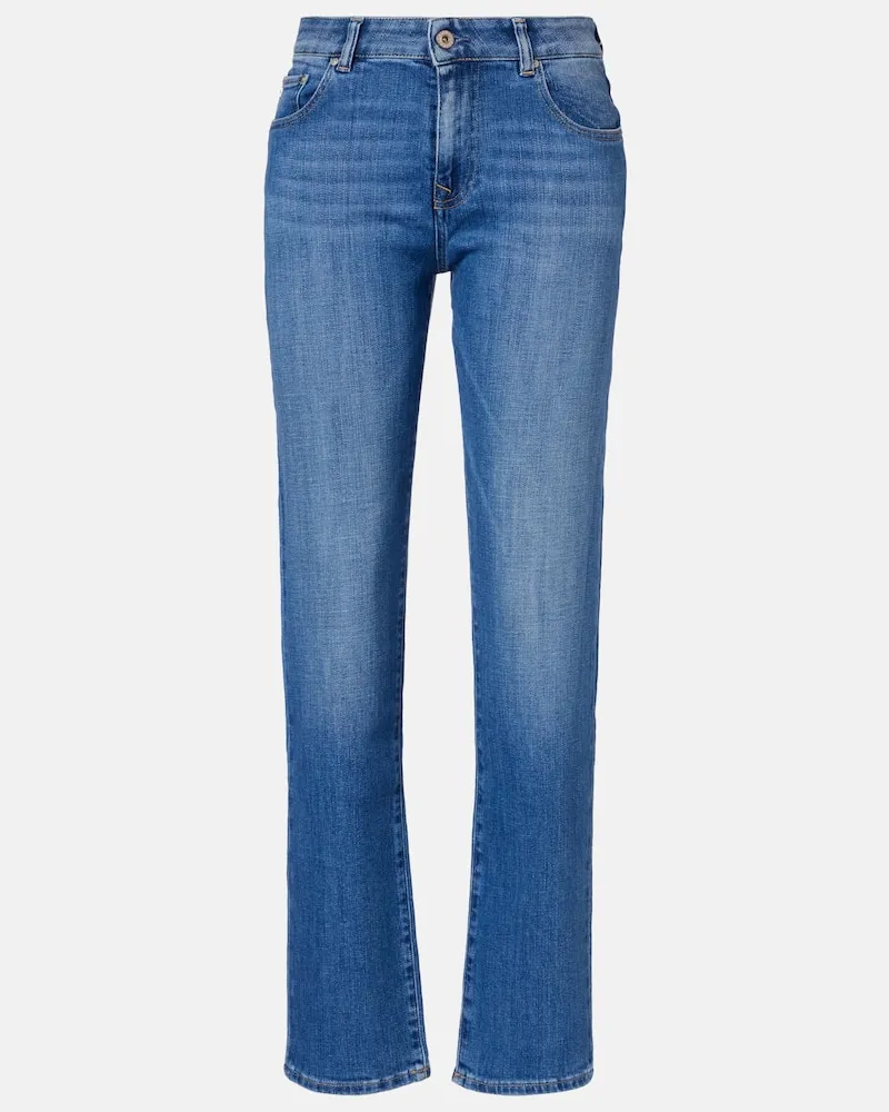 Adriano Goldschmied Straight Jeans Rotterdam Blau