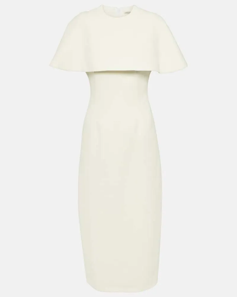 EMILIA WICKSTEAD Bridal Midikleid Blaine Weiß