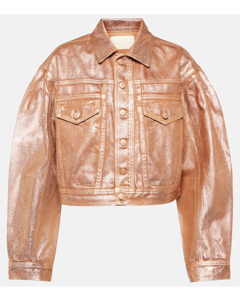 Ulla Johnson Jeansjacke Cosette Metallic