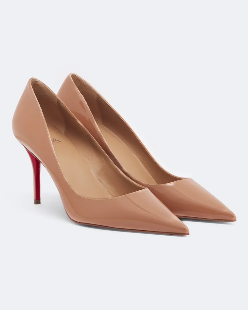 Christian Louboutin Pumps Miss Z aus Lackleder Beige