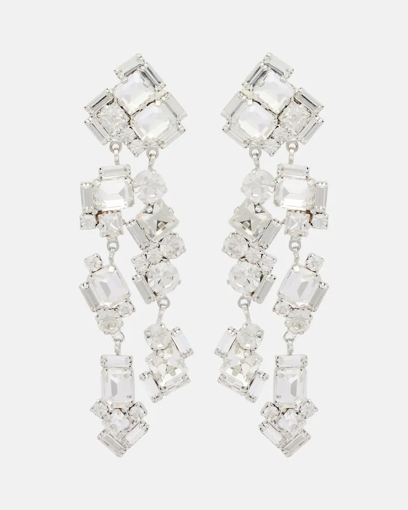 Magda Butrym Ohrringe mit Kristallen Silber