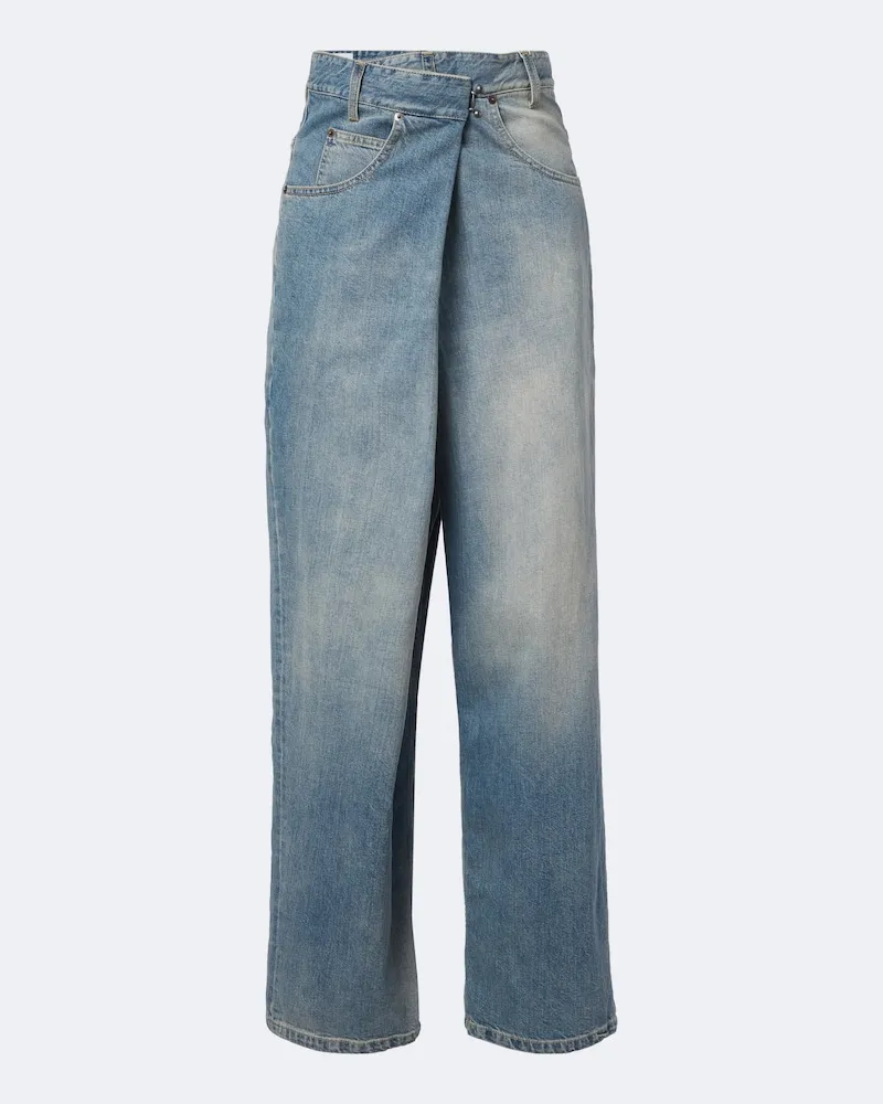 Maison Margiela Wide-Leg Jeans Blau